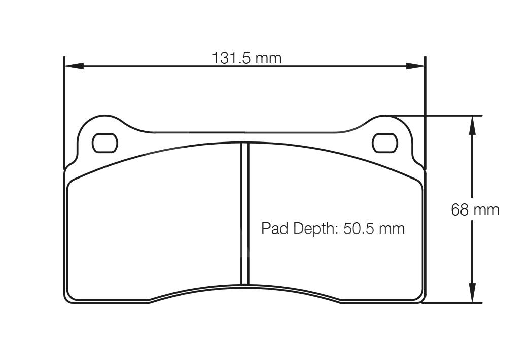 PAGID Колодки тормозные Audi / Lamborghini, состав RSC1, 4pot Изображение №1
