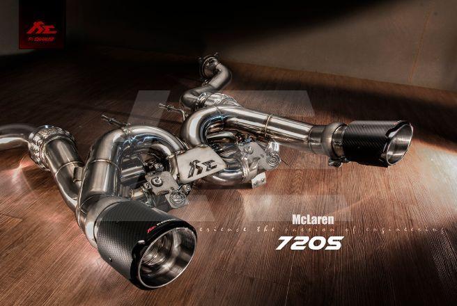FI Exhaust Выхлопная система McLaren 720S, насадки карбон Изображение №1