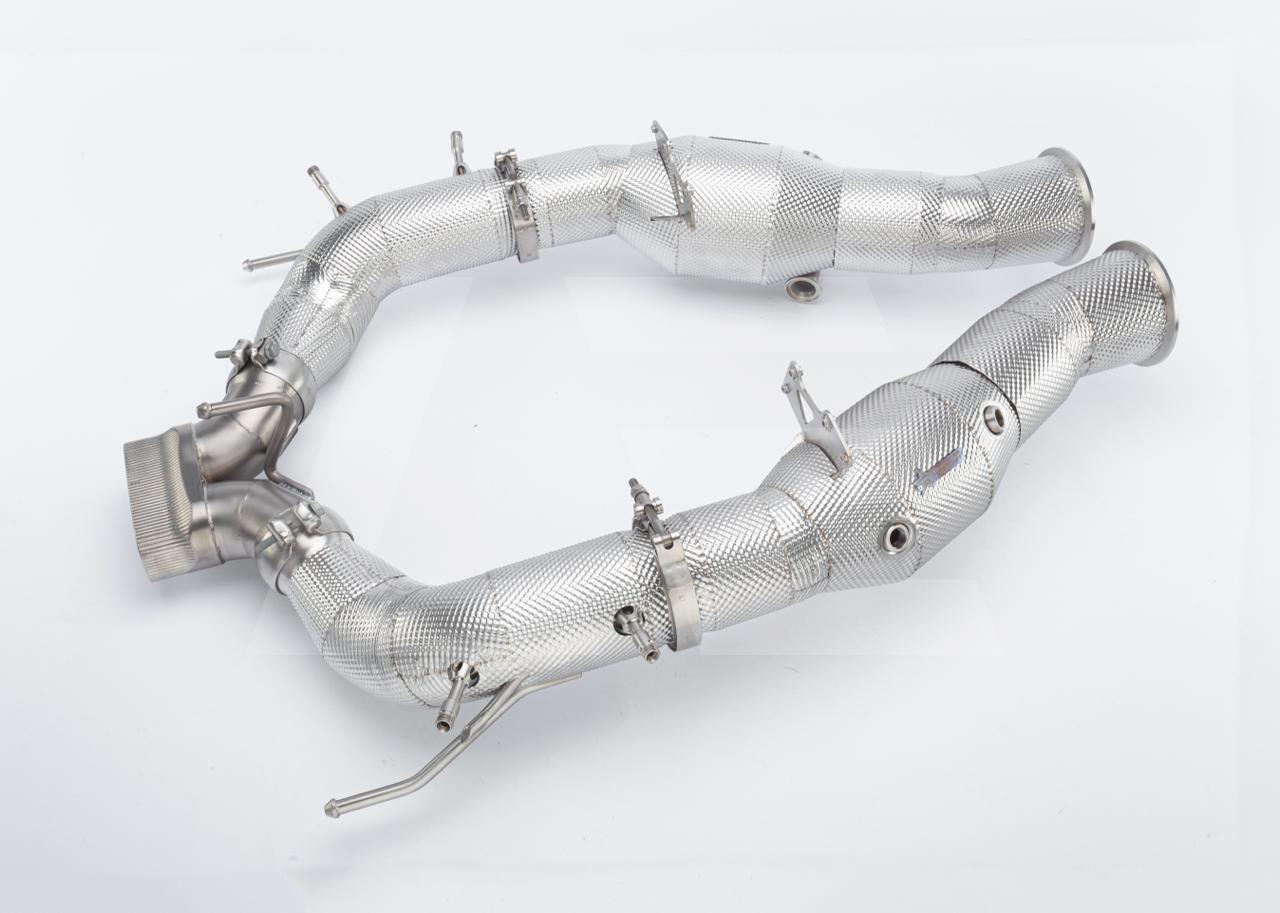 REDSTAR EXHAUST Выхлопная система Ferrari 296 GTB, GTS с спорткатами HJS с термозащитой, Inconel Изображение №1