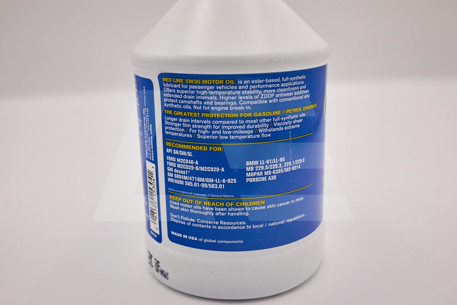 Red Line Oil Масло моторное 5W-30 0,95л Изображение №2