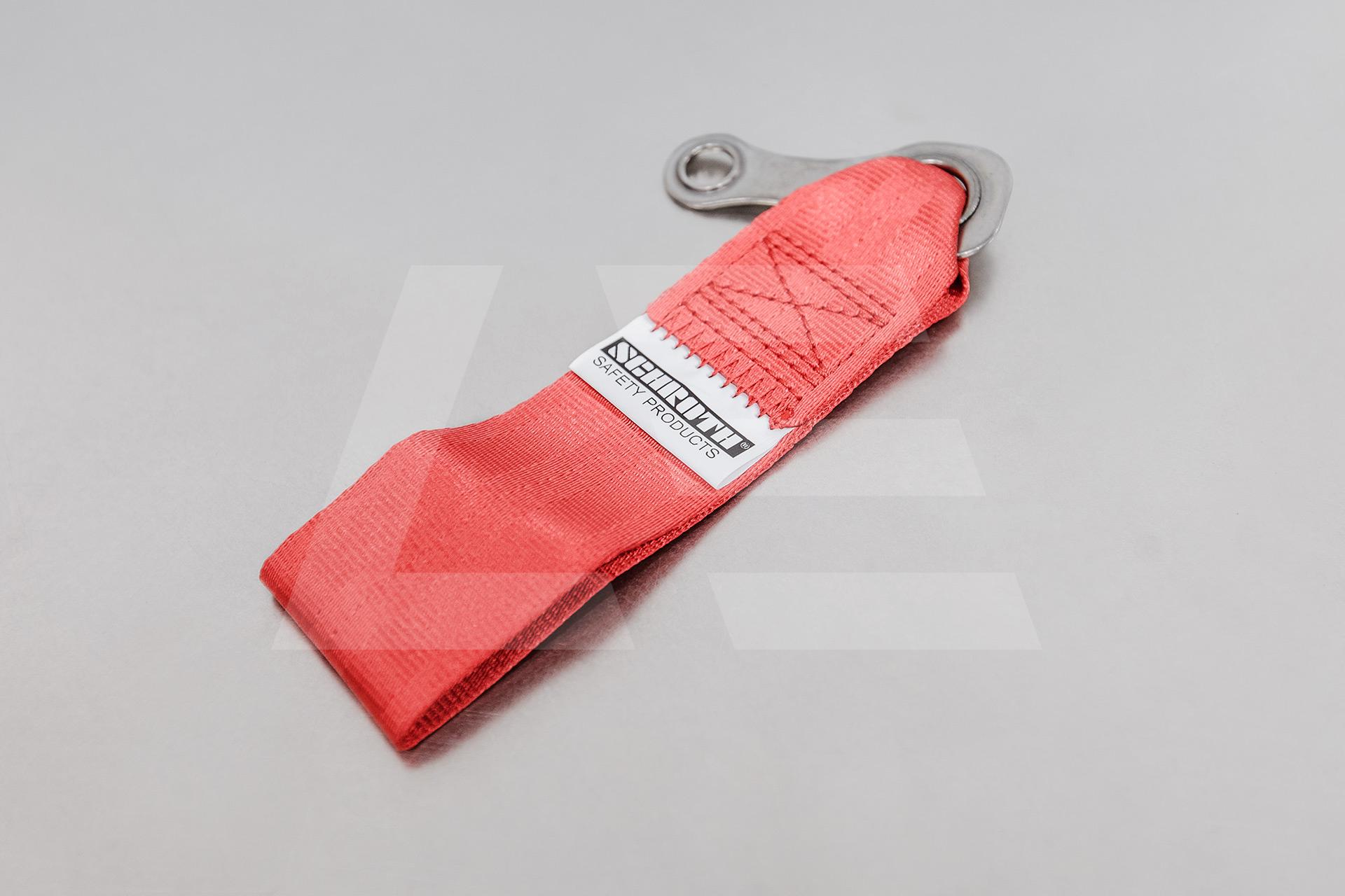 Schroth Racing Буксировочная петля под болт 7/16“, цвет: красный (10 см) Изображение №1