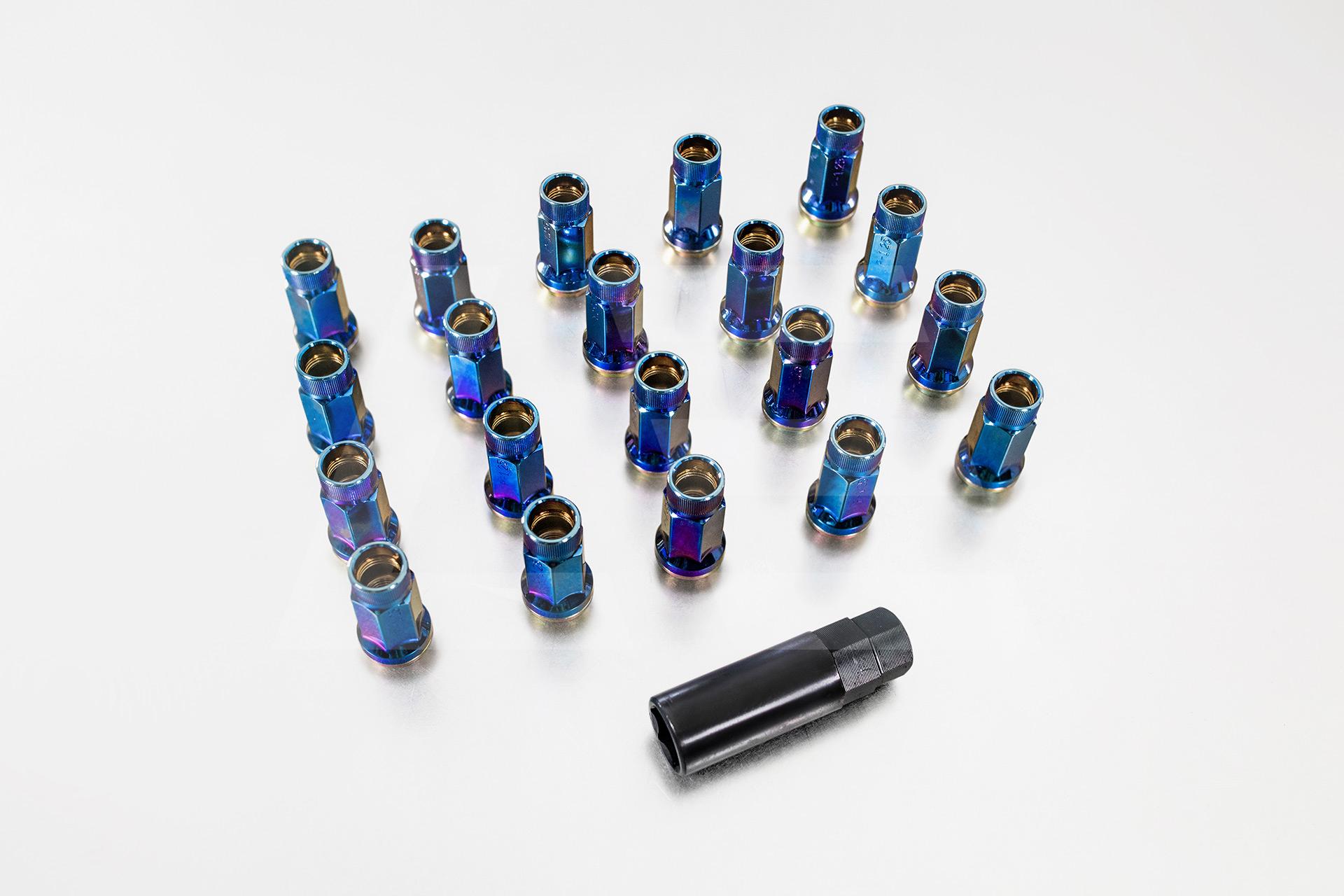 Muteki Гайки колесные М12*1,25, синий, комплект, SR45R Изображение №1