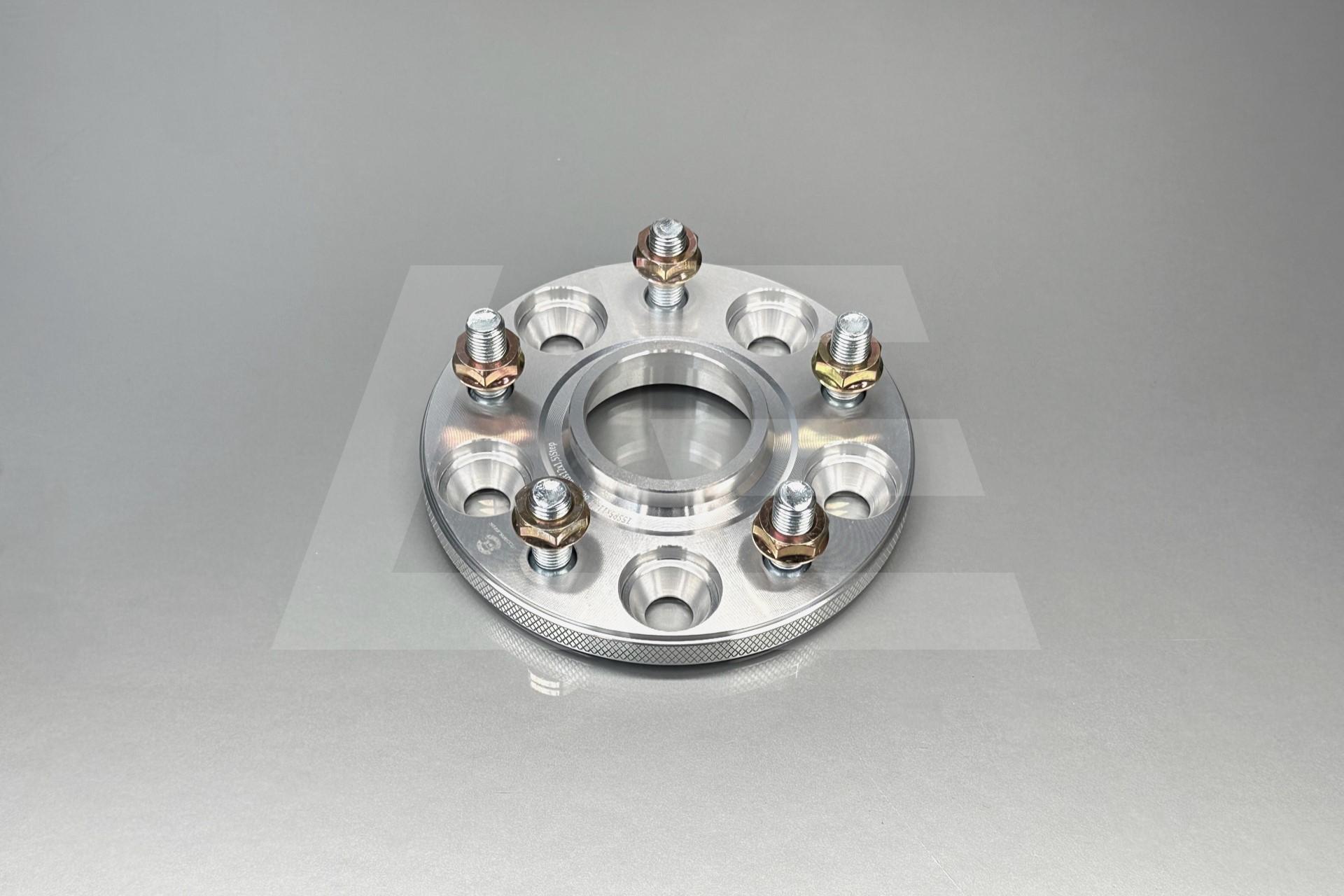 Starleks Проставка колесная 15мм 5x114.3 - 60.1 (STUD12x1.5) Step Silver Изображение №1