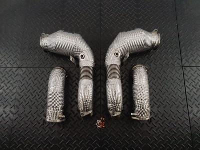 REDSTAR EXHAUST Приемные трубы (Downpipes) BMW M5 (F90) LCI спорткат HJS с термозащитой (OPF) Фото