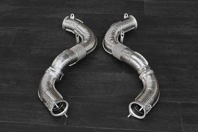 DEIKIN Exhaust Приемная труба (Downpipe) + мидпайп BMW M5 G90, с термозащитой Фото