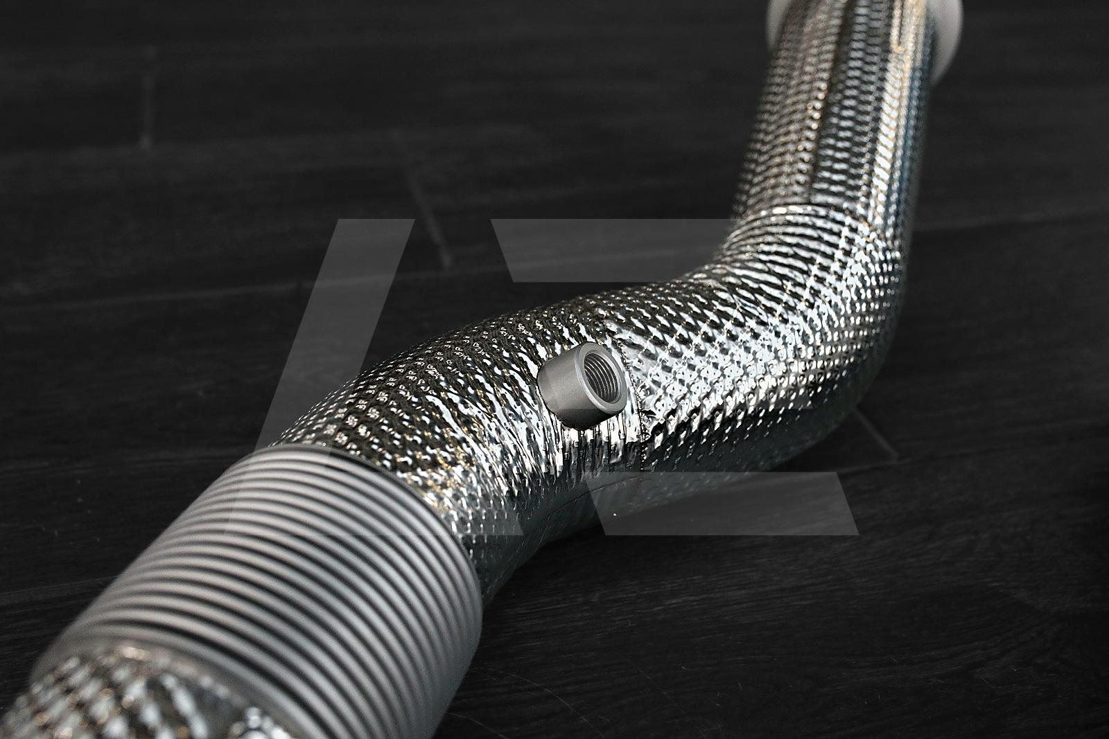 DEIKIN Exhaust Приемная труба (Downpipe) BMW M3/M4 G80/G82/G87, с термозащитой Изображение №5