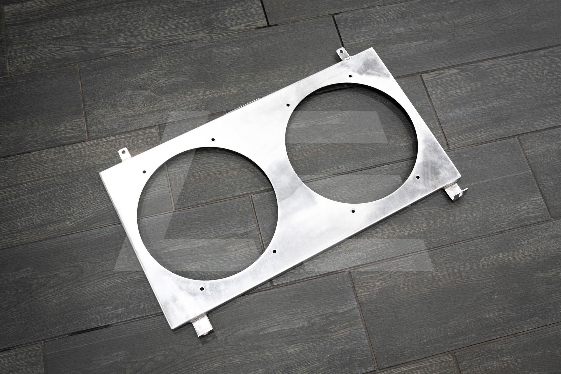 MISHIMOTO Диффузор-кожух алюминиевый (без вентиляторов) универсальный Изображение №1