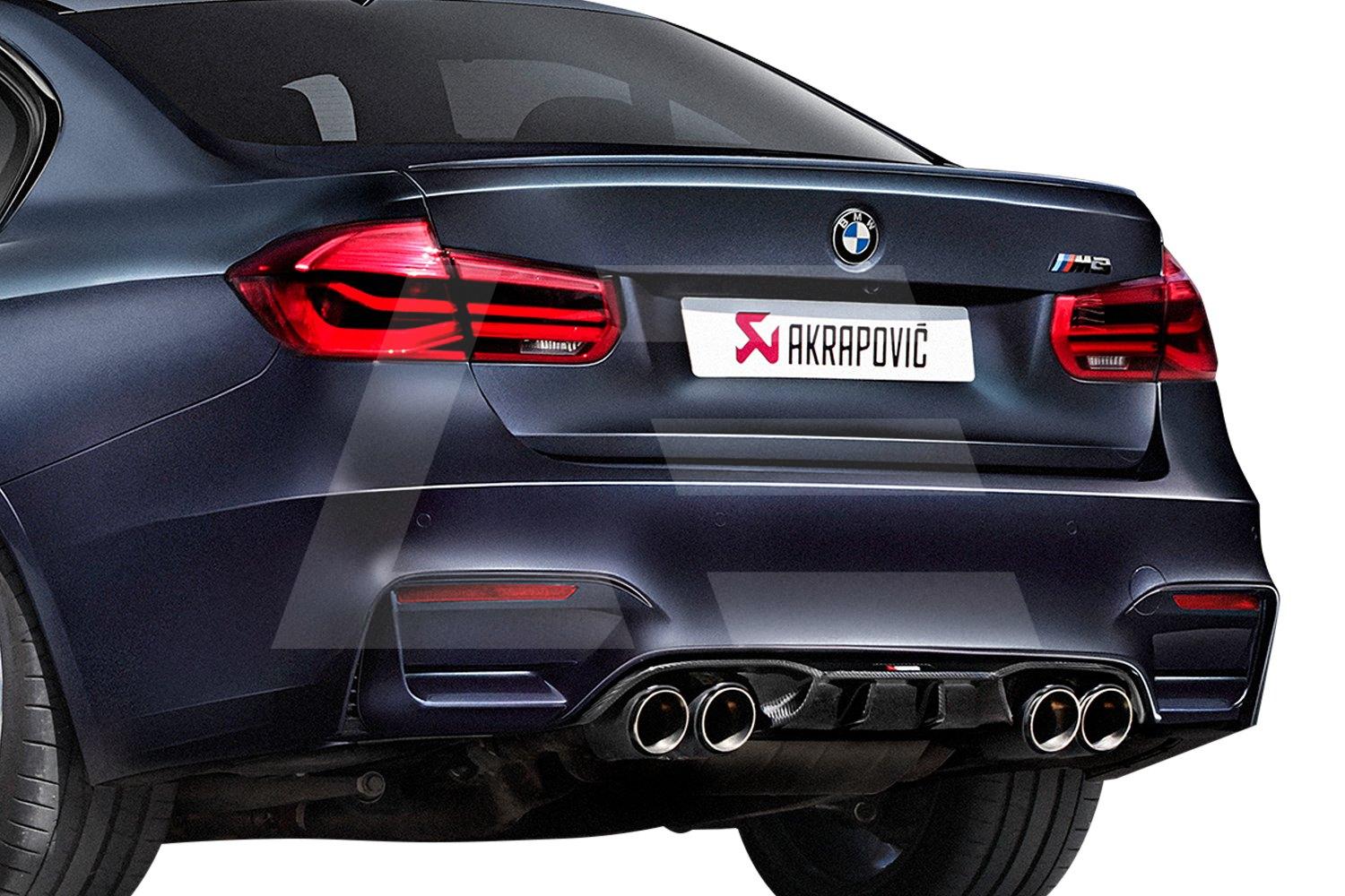 Akrapovic Диффузор заднего бампера карбон, глянец BMW M3 (F80) / M4 (F82) Изображение №3