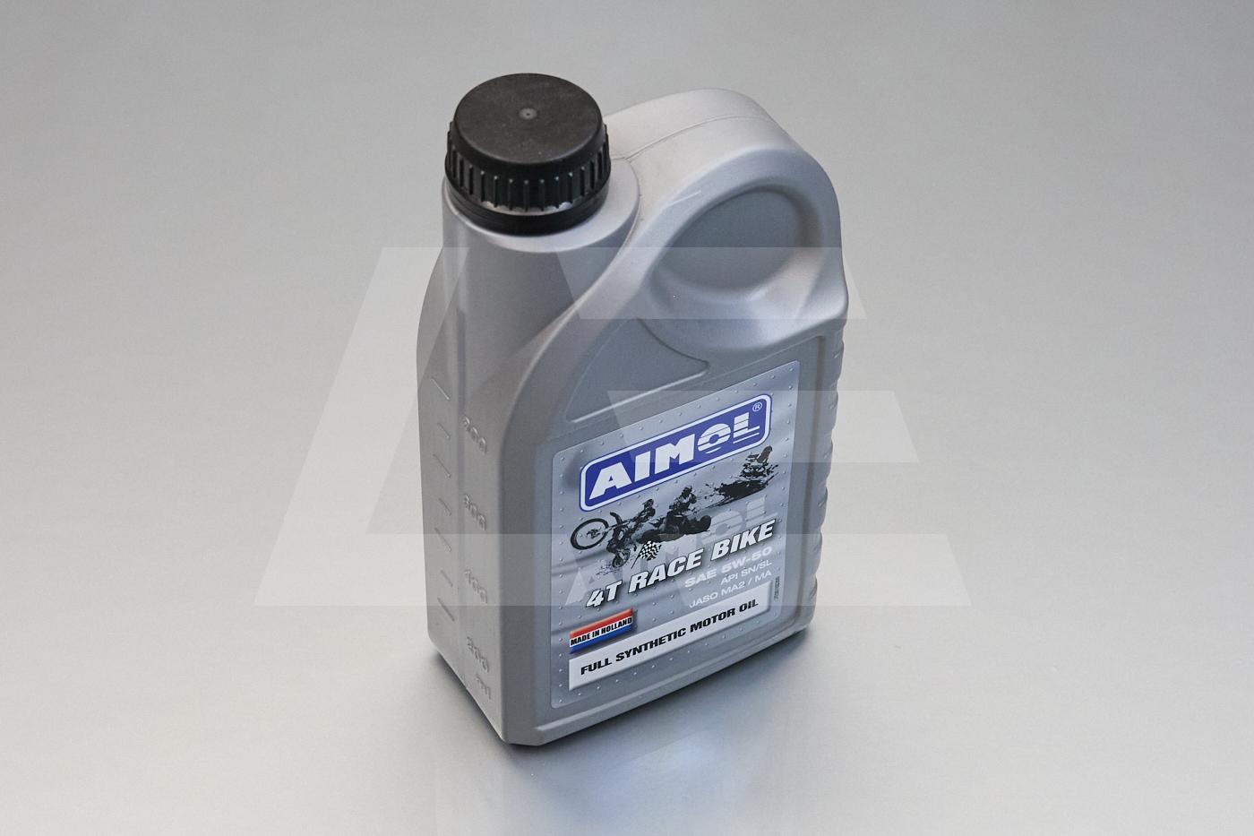 AIMOL Масло моторное синтетическое 4T Racebike 5W-50 1л Изображение №1