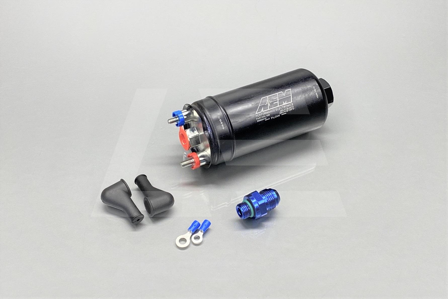 AEM Electronics Насос топливный погружной / выносной 400 л/ч M12x1.5 выход - M18X1.5 вход Изображение №1