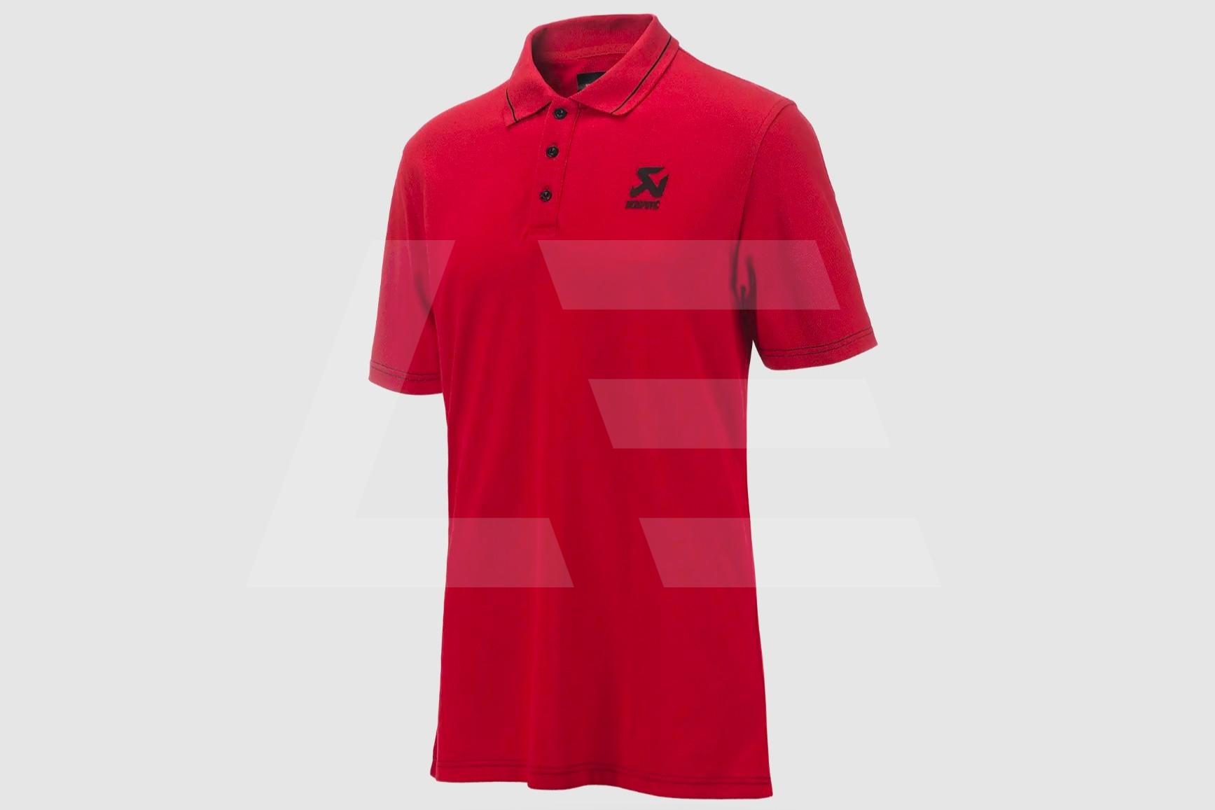 Akrapovic Поло мужское, красное L-size Изображение №1