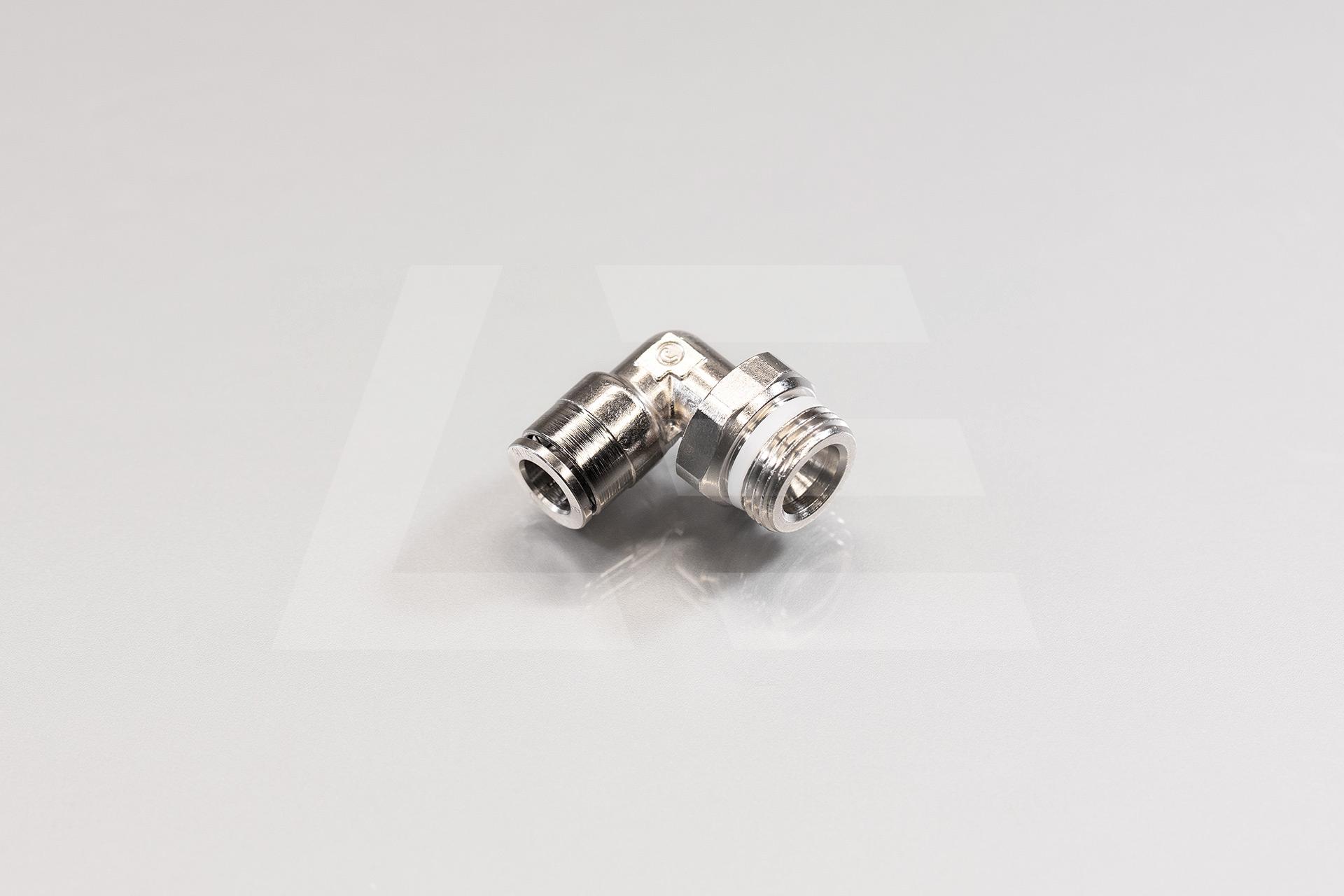 Camozzi Фитинг цанга 90° P= 8мм - G 3/8" (поворотный) Изображение №1