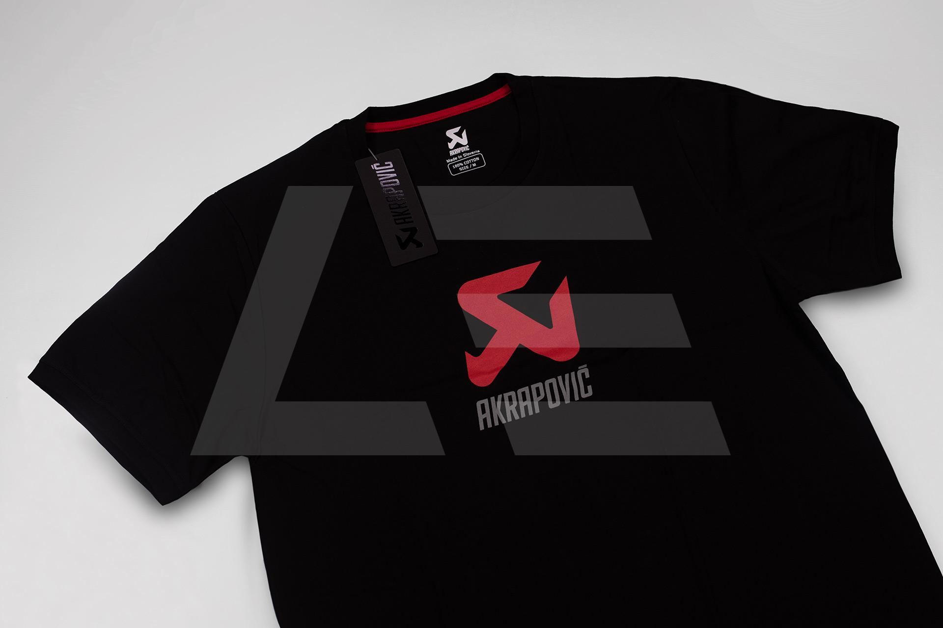 Akrapovic Футболка черная, мужская XL-size Изображение №1