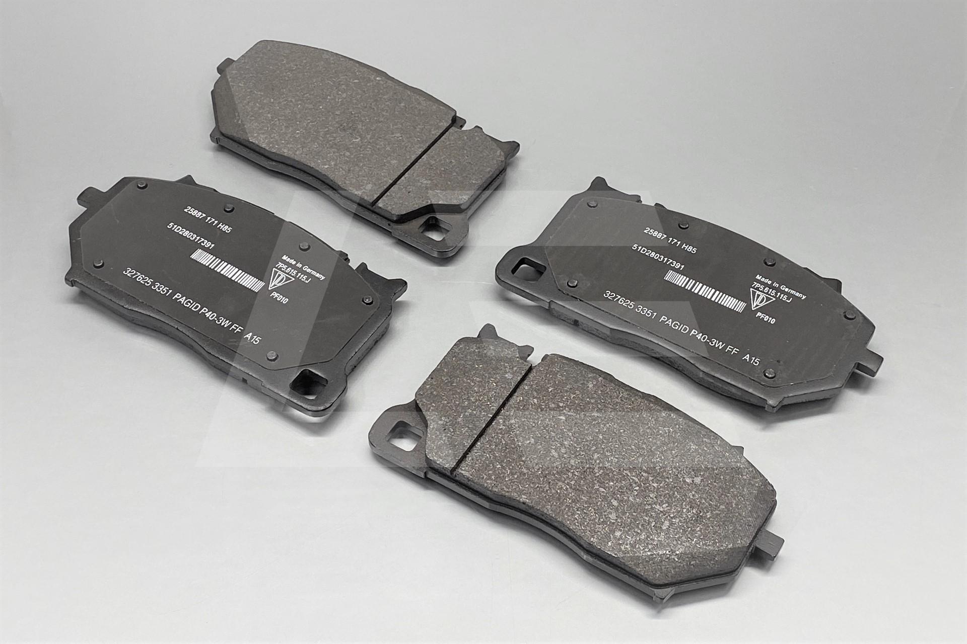 VAG 4K0698151AE Колодки тормозные передние, керамика Изображение №1