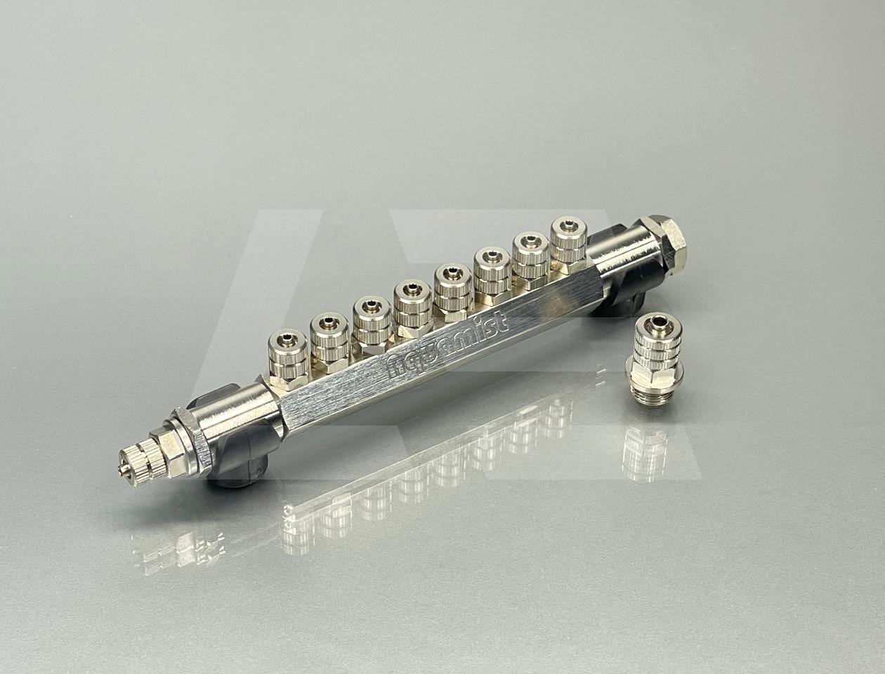 Aquamist Коллектор-распределитель шестигранный, 8 выходов под шланг 4мм Изображение №1