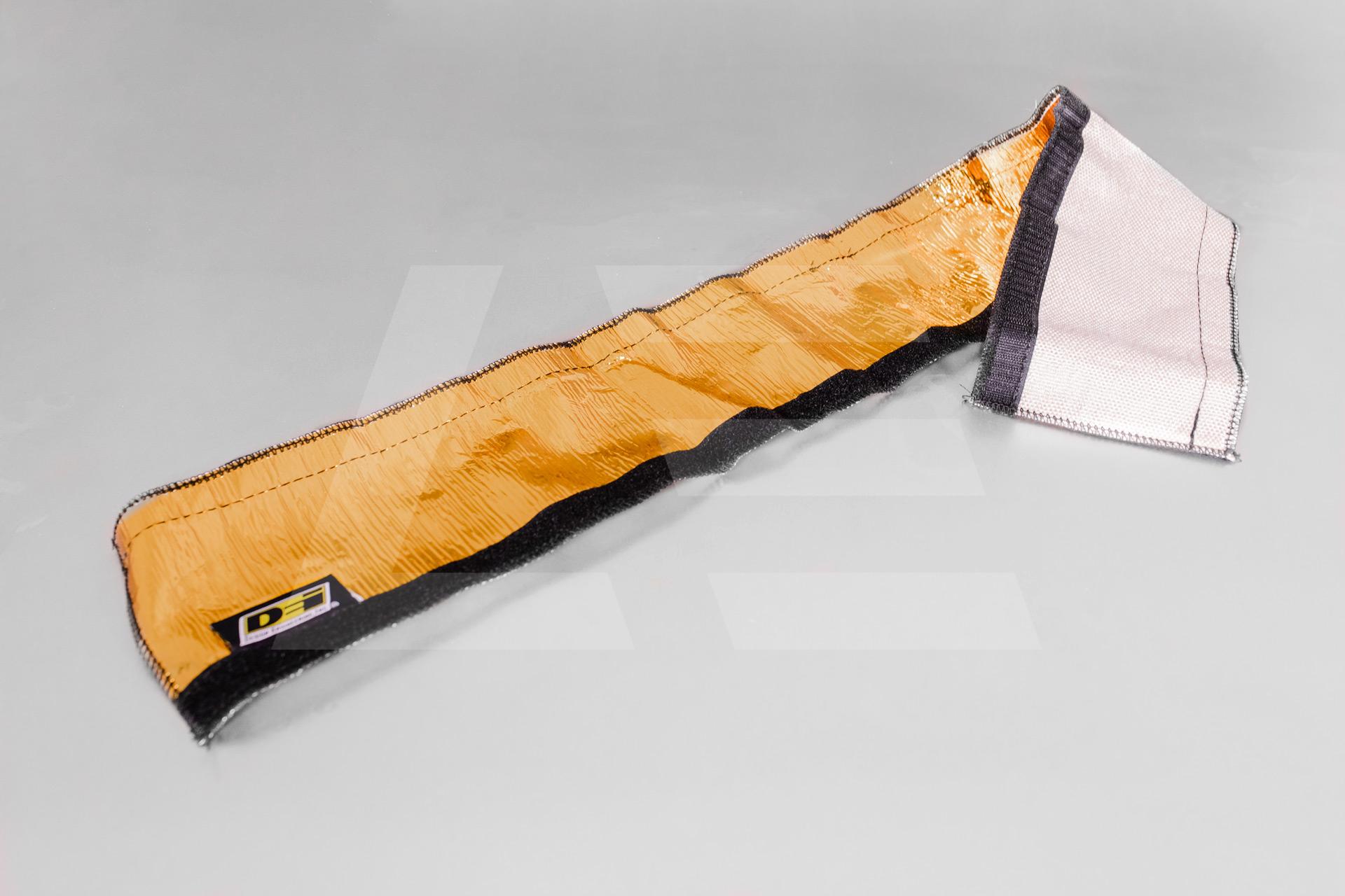 DEi Термоизоляция шлангов и проводов диаметром до 30мм, длина 90см, 425°С, золотая, на липучке Изображение №1