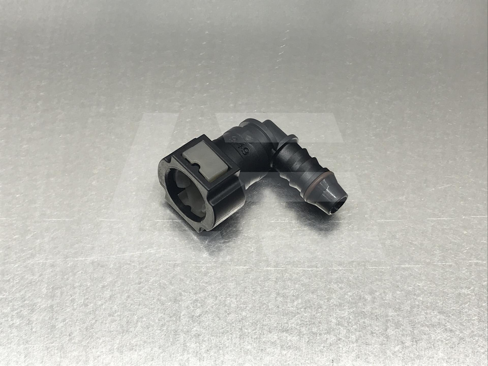 AlwayTec Фитинг быстросъемный топл D4 Φ9.49-ID8 90 °, пластик Изображение №1