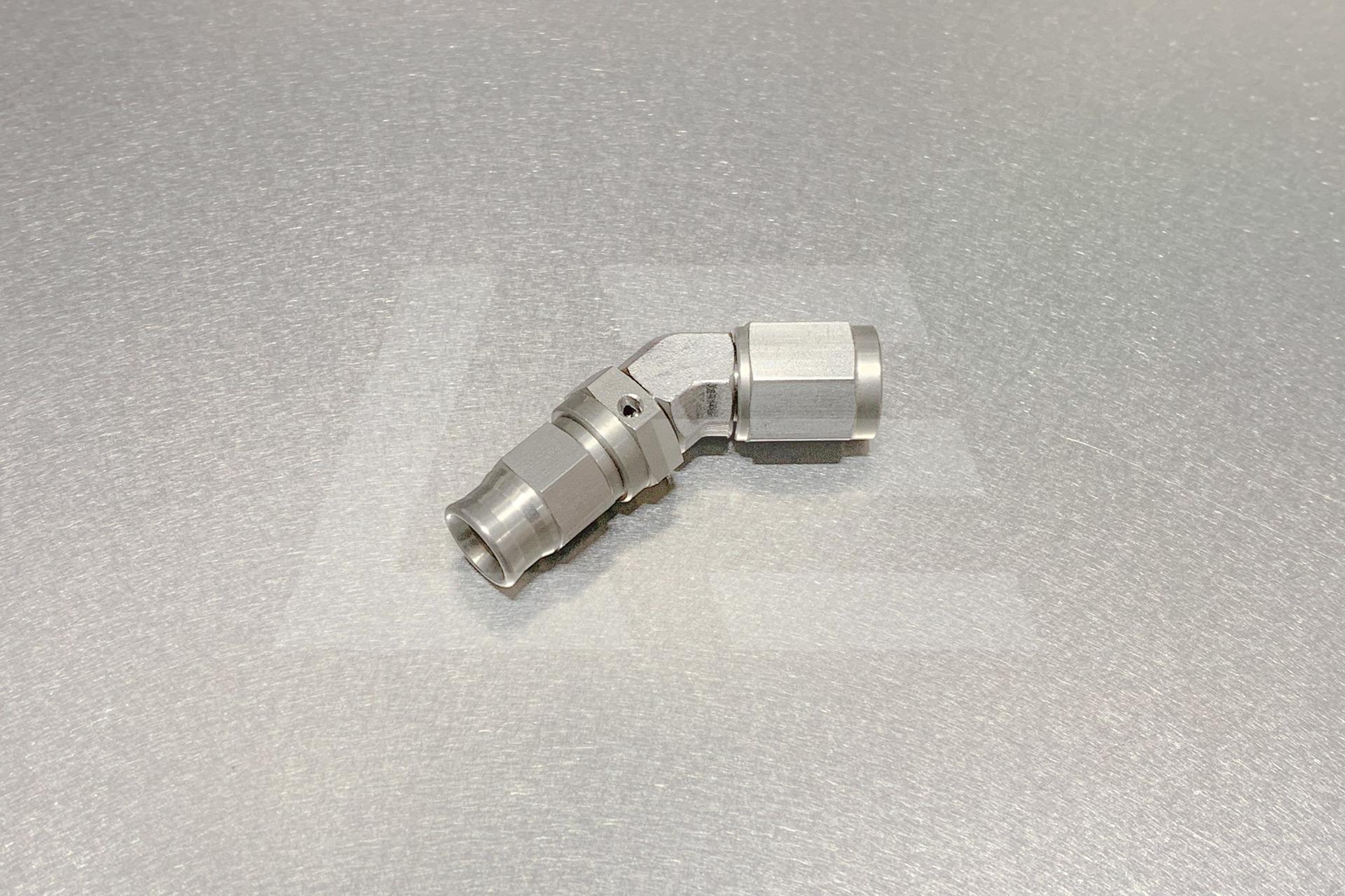 LEVEL Performance GB Фитинг AN3-AN3 45°, под тефлоновый шланг PTFE, SS Изображение №1