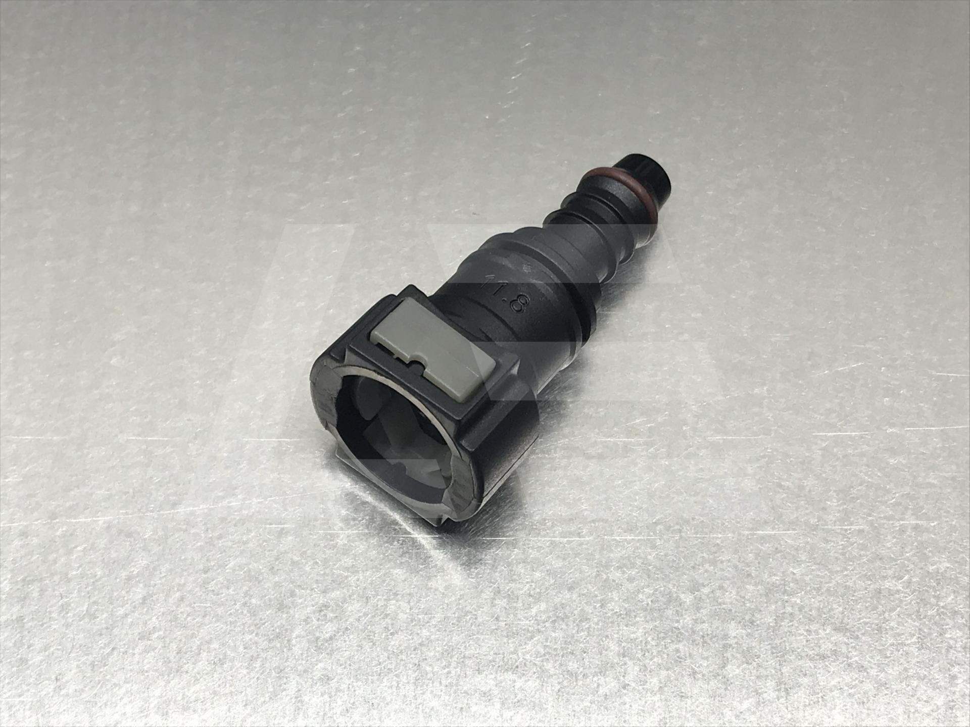 AlwayTec Фитинг быстросъемный топл G1 Φ11.8-ID10 прямой, пластик Изображение №1