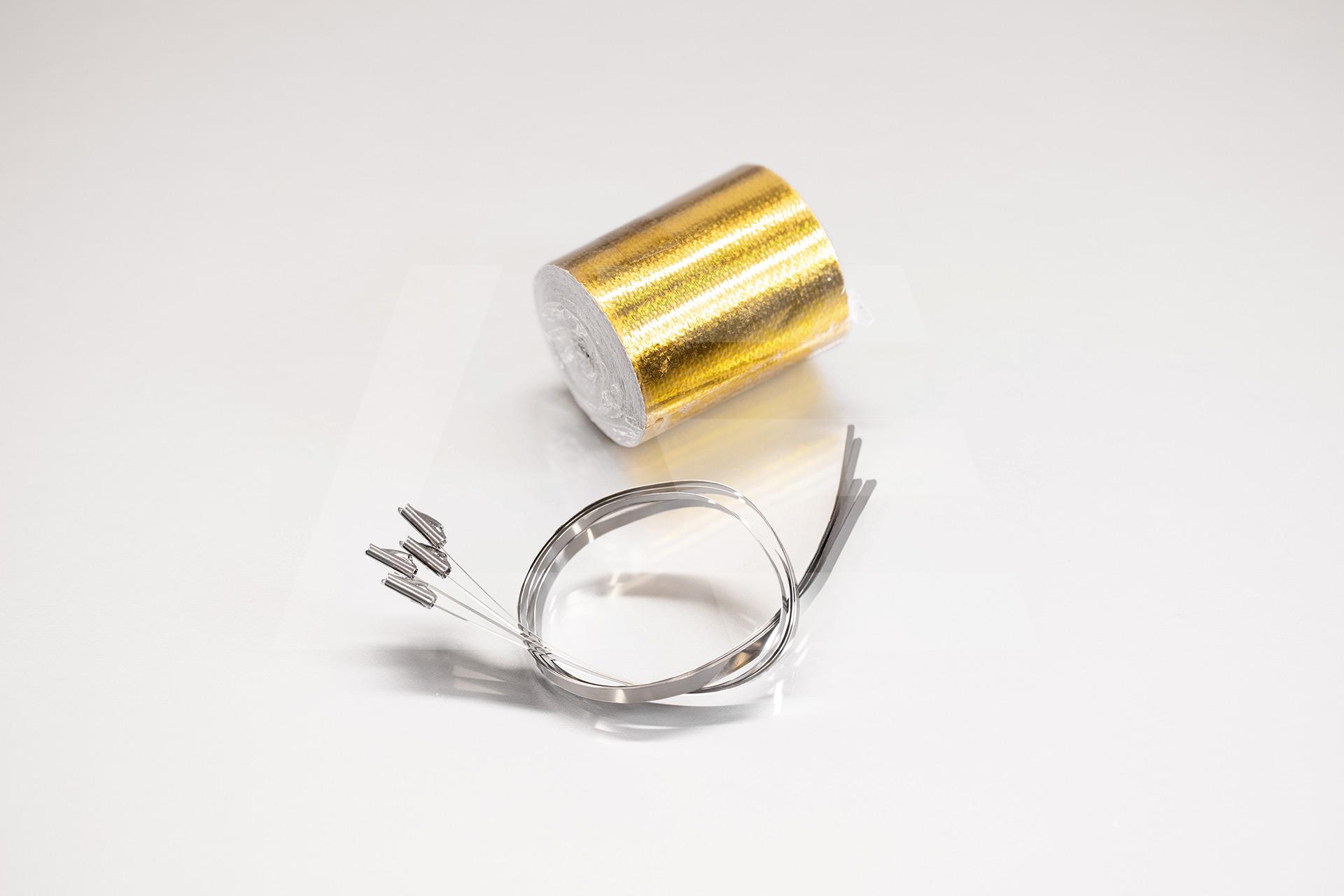 EPMAN Термоизоляция самоклеющаяся, золотая, рулон Изображение №1