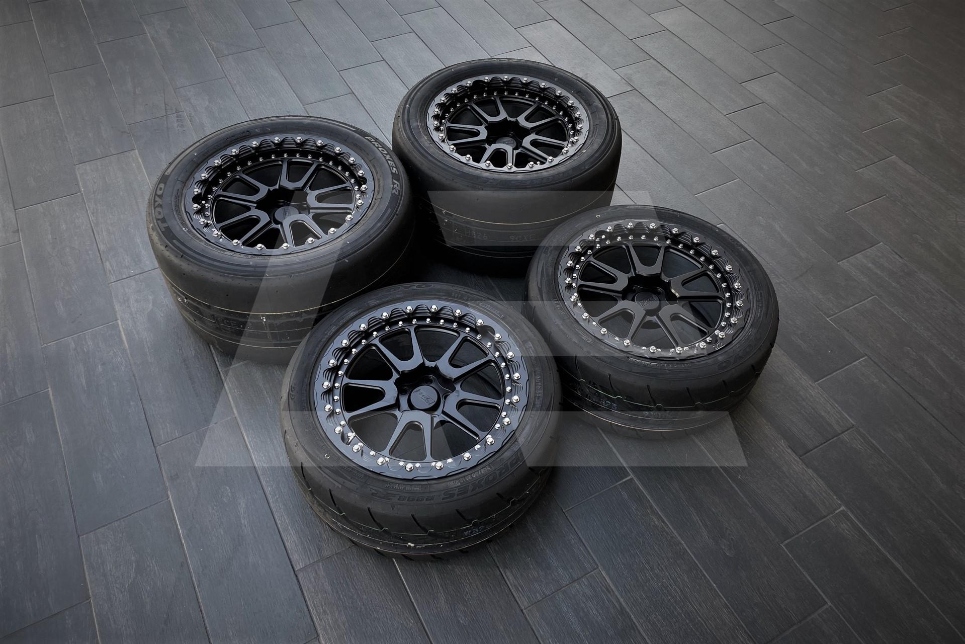 T1 Race Drag Pack 18" колеса в сборе, комплект перед и зад Изображение №1