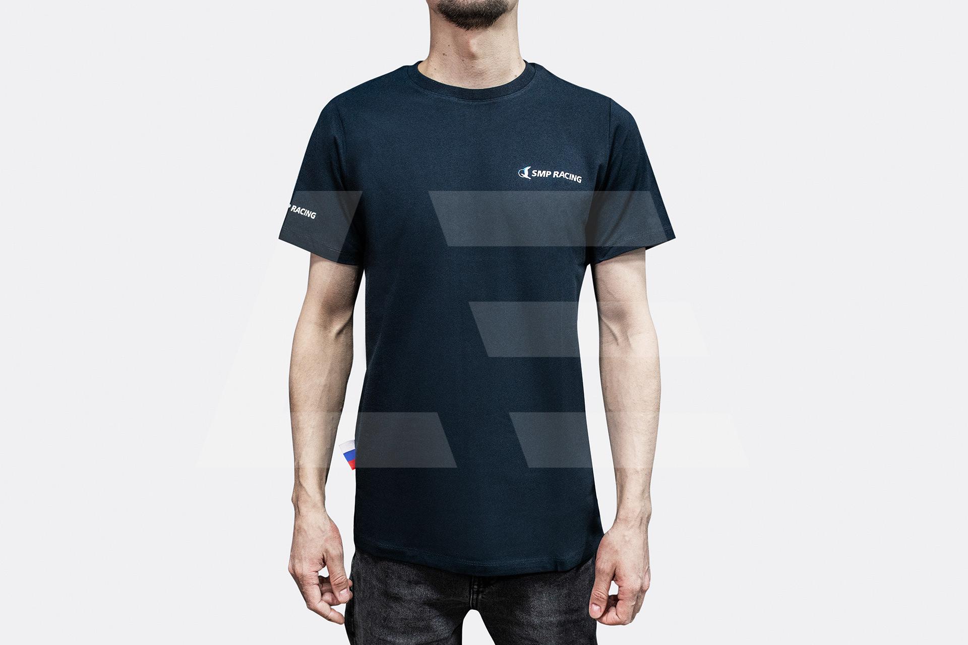SMP RACING Футболка синяя, мужская Изображение №1