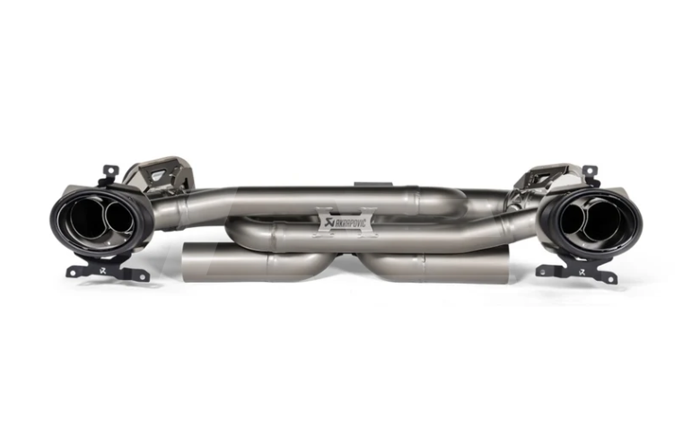 Akrapovic Выхлопная система Slip-On Race Line Porsche (992) 911 Carrera / S / 4 / 4S (с насадками) Изображение №1
