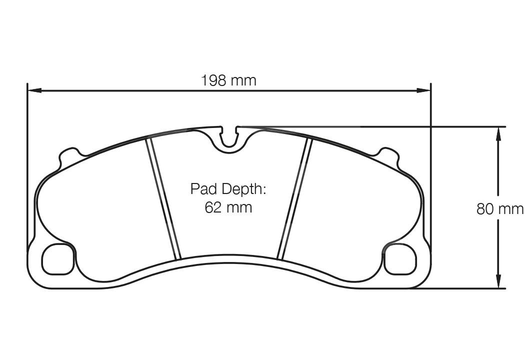 PAGID Колодки тормозные Porsche передние, состав RSL29 Изображение №1