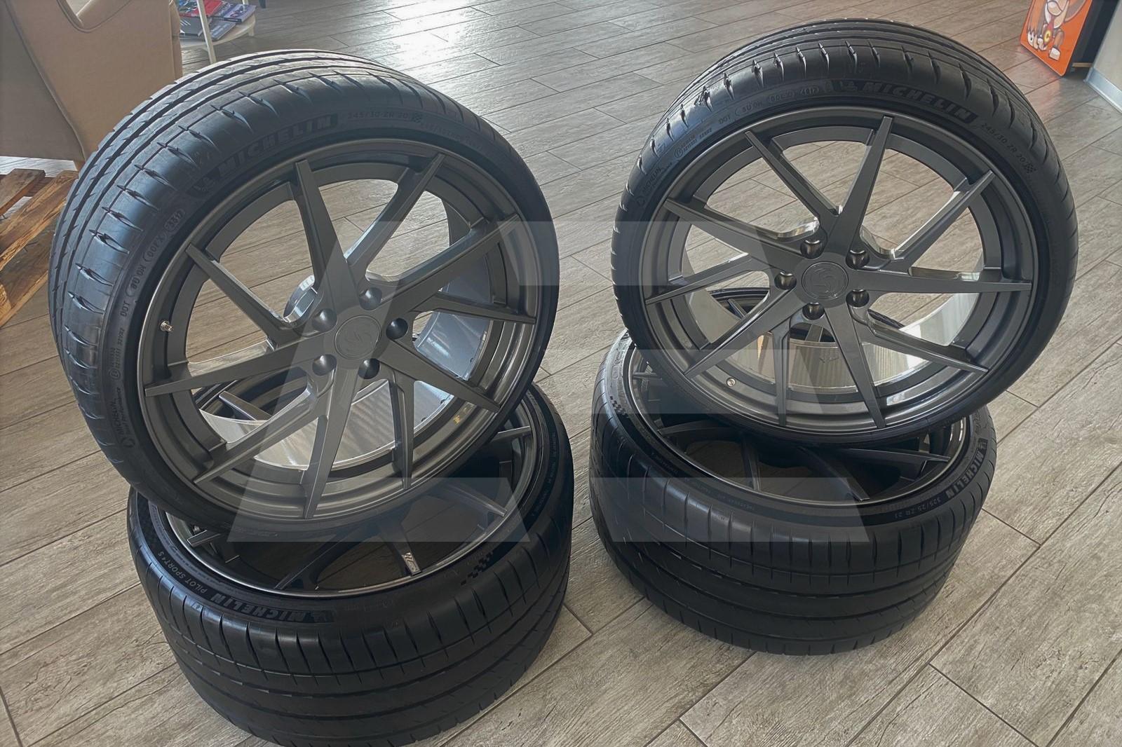 Signature Wheel Диски колесные R20/R21 в сборе с резиной Michelin Pilot Sport 4s, комплект 4шт Изображение №1
