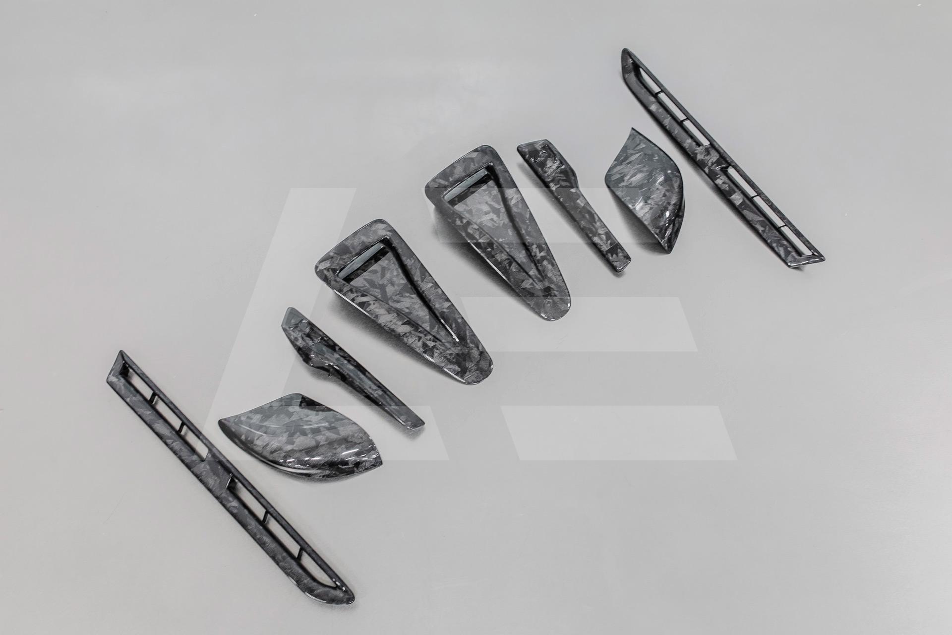 LEVEL Performance Комплект карбоновых деталей Nissan GT-R R35 forged carbon Изображение №1