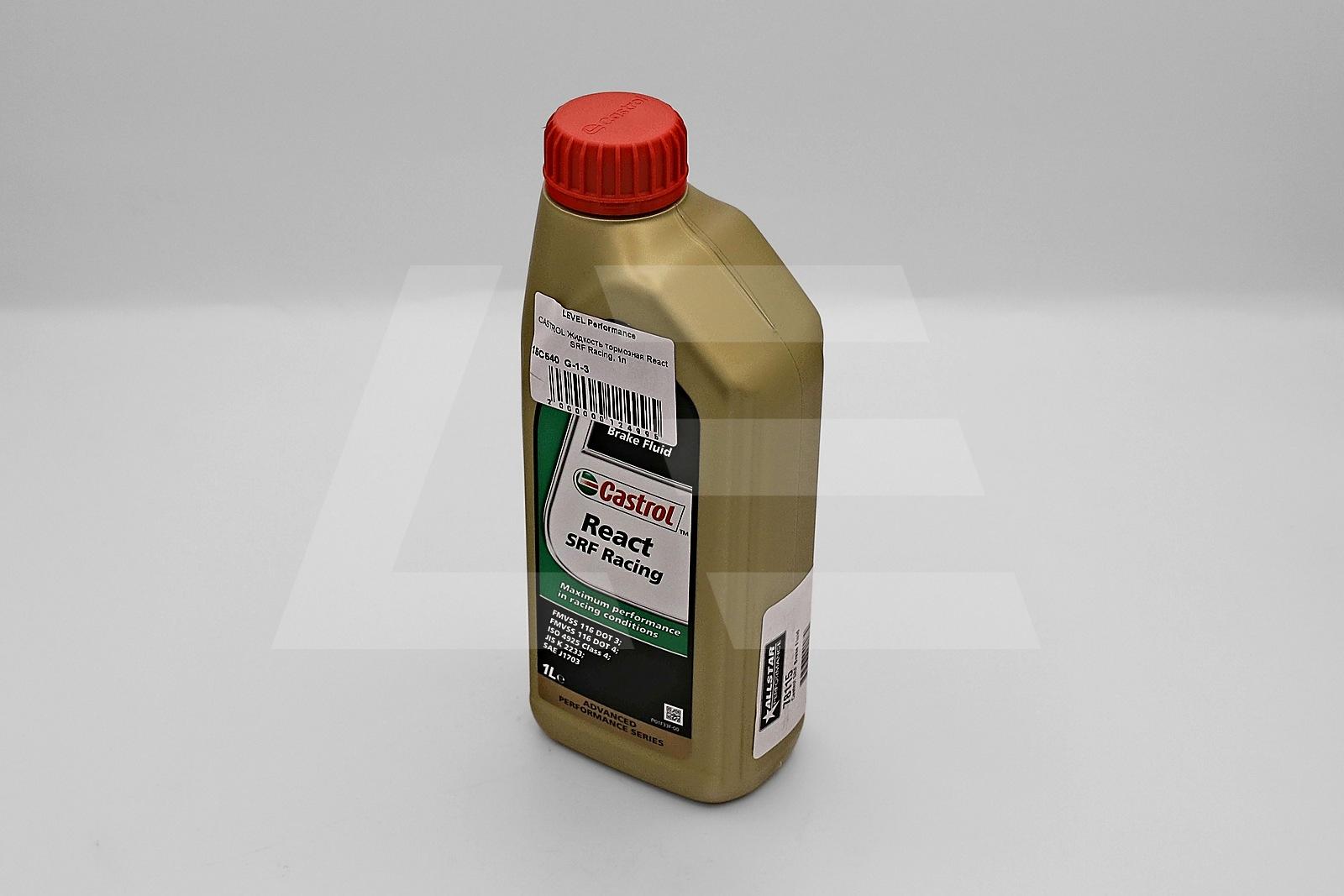CASTROL Жидкость тормозная React SRF Racing, 1л Изображение №3