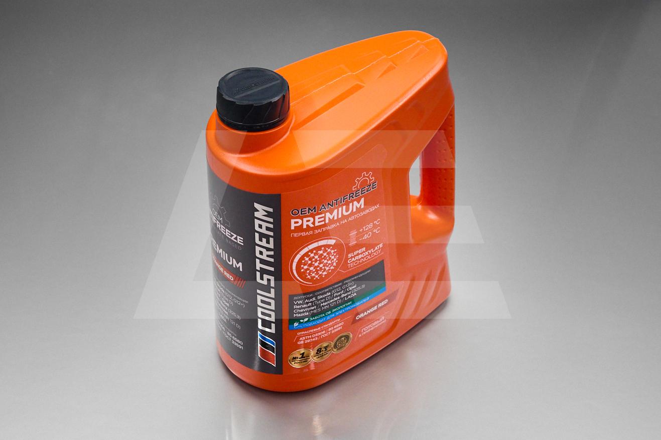 CoolStream Антифриз Premium G12+ готовый -40 оранжевый 5кг Изображение №1