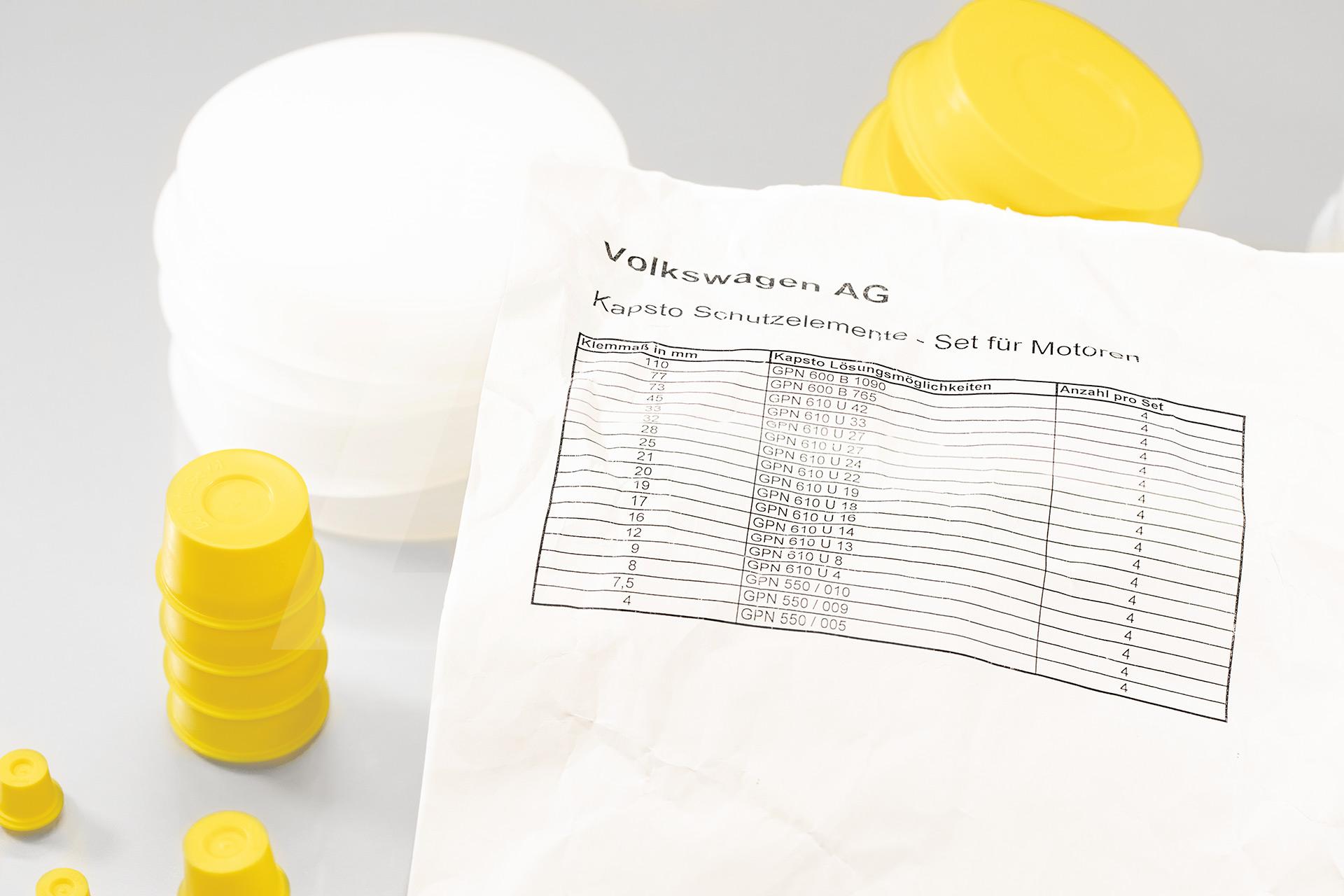 VAG ASE40451200000 Комплект заглушек ДВС Изображение №2