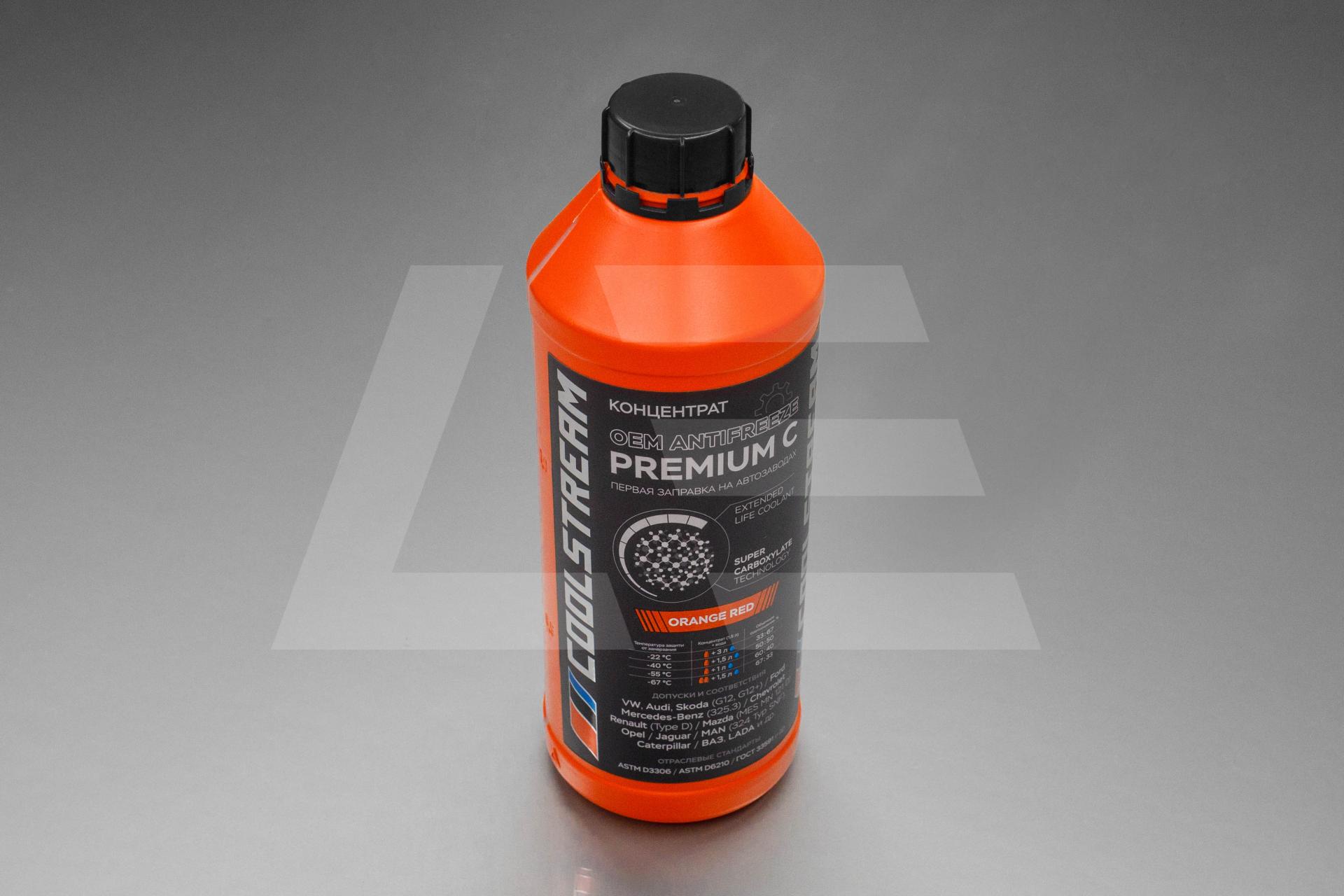 CoolStream Антифриз Premium C G12+ концентрат -40 оранжевый 1,5кг Изображение №1