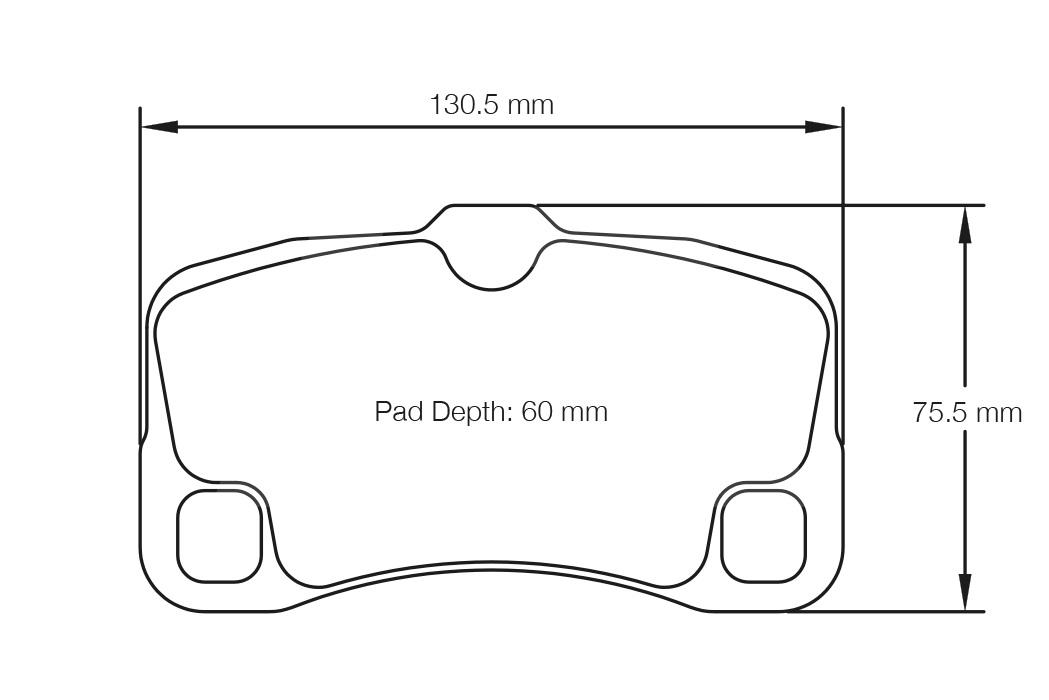 PAGID Колодки тормозные Porsche задние, состав RSL1 Изображение №1