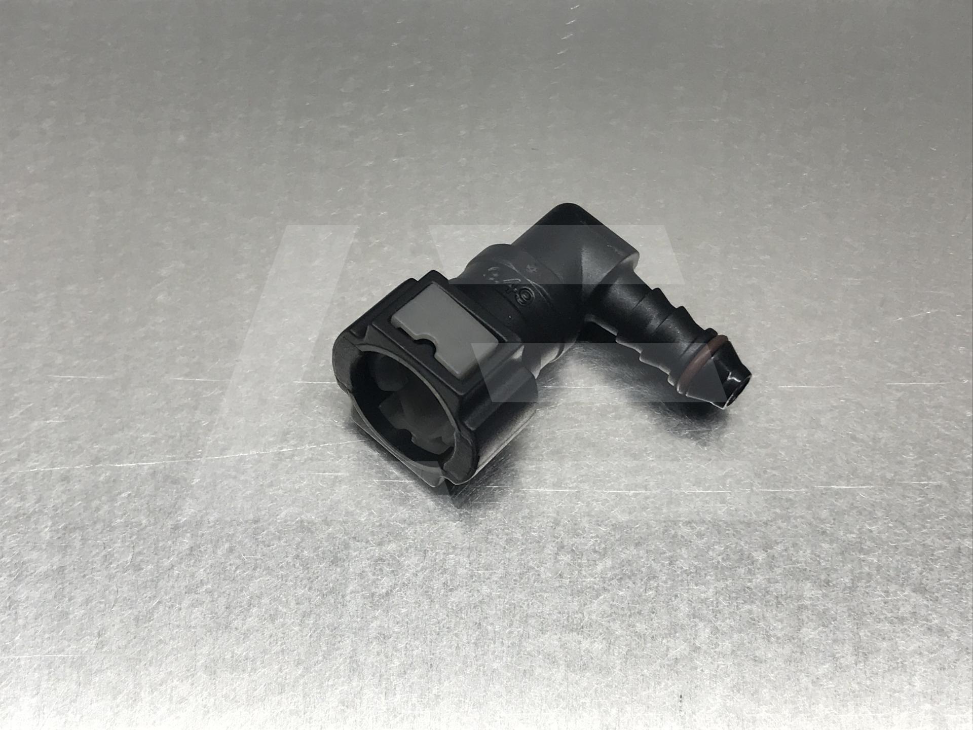 AlwayTec Фитинг быстросъемный топл D5 Φ9.49-ID6 90 °, пластик Изображение №1