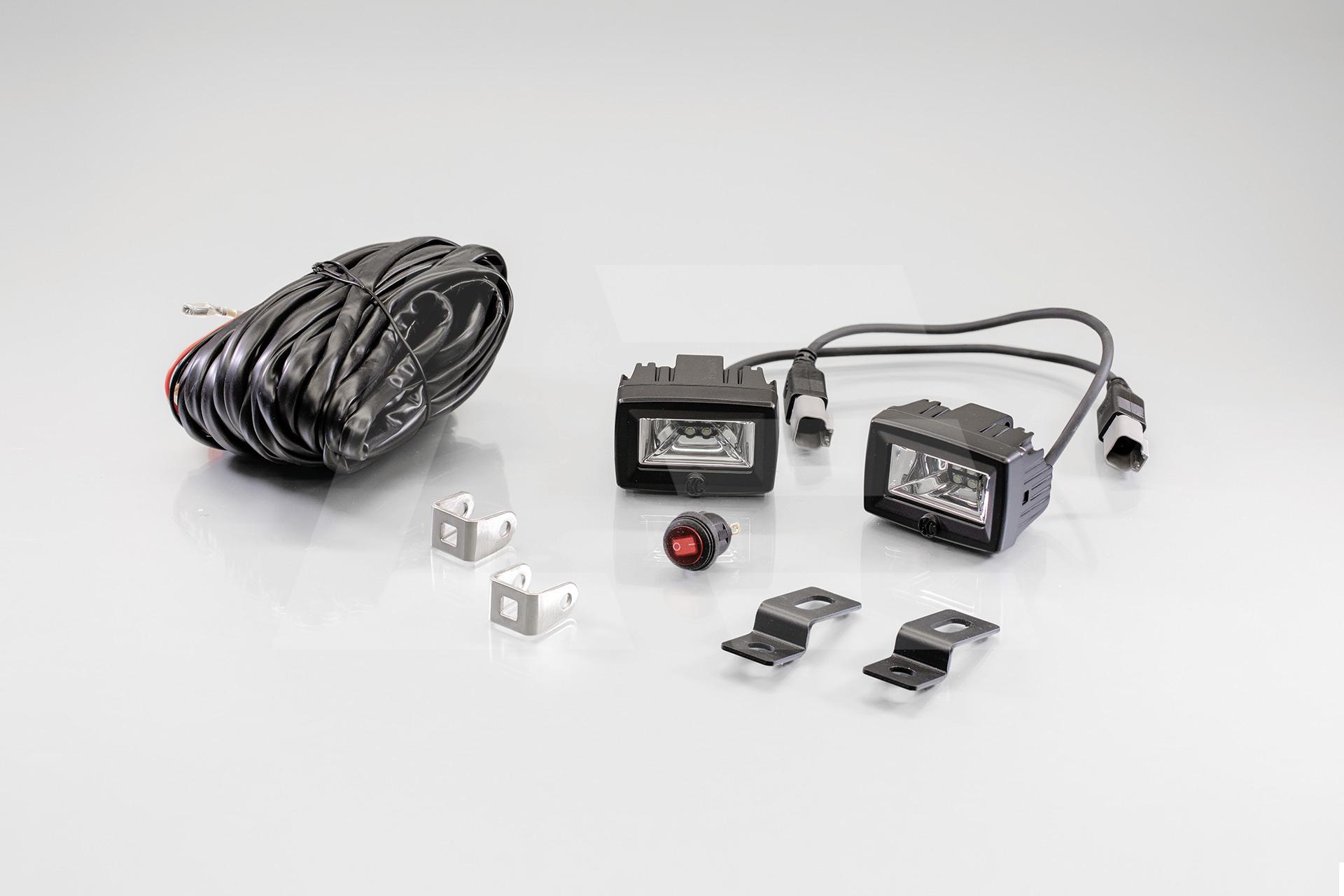 KC HiLiTES Диодные фары 2" C-Series C2 LED, (дополнительный свет), комплект Изображение №1