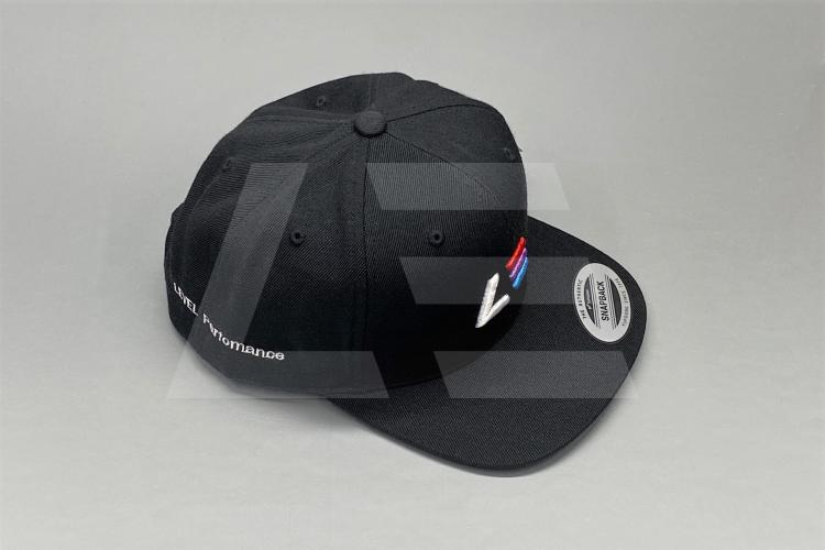 636 Performance Rope Snapback LEVEL Performance Кепка (Snapback 6) Flex Fit, черная SNAP6-LPER-BLCK