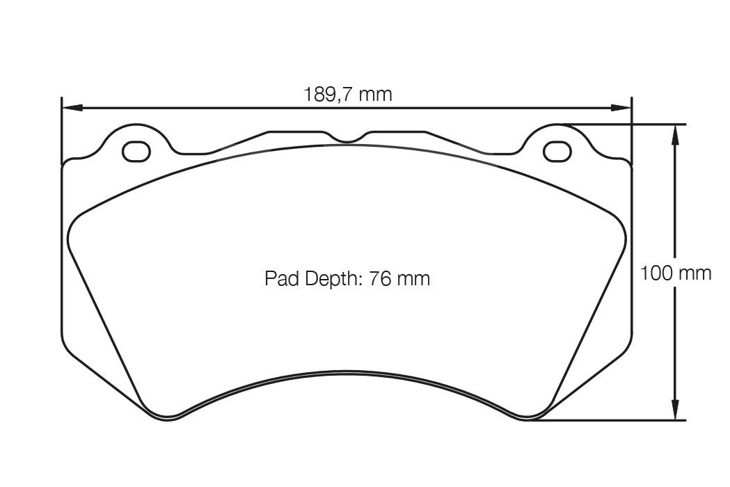 PAGID Колодки тормозные Ferrari передние, состав RSL1 Изображение №1
