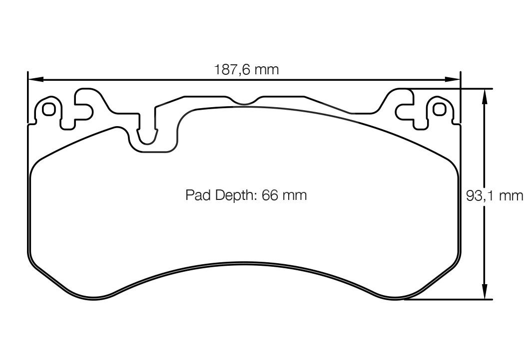 PAGID Колодки тормозные Audi / Mercedes передние, состав RSL29 Изображение №1