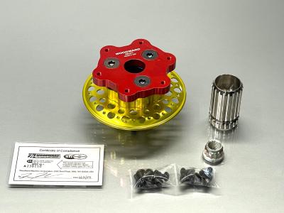 Woodward Steering Адаптер руля (FIA-yellow) быстросъемный Wedge-Lock, с переходником QR697 Фото