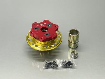 Woodward Steering Адаптер руля (FIA-yellow) быстросъемный Ball-Lock, с переходником QR697 Фото