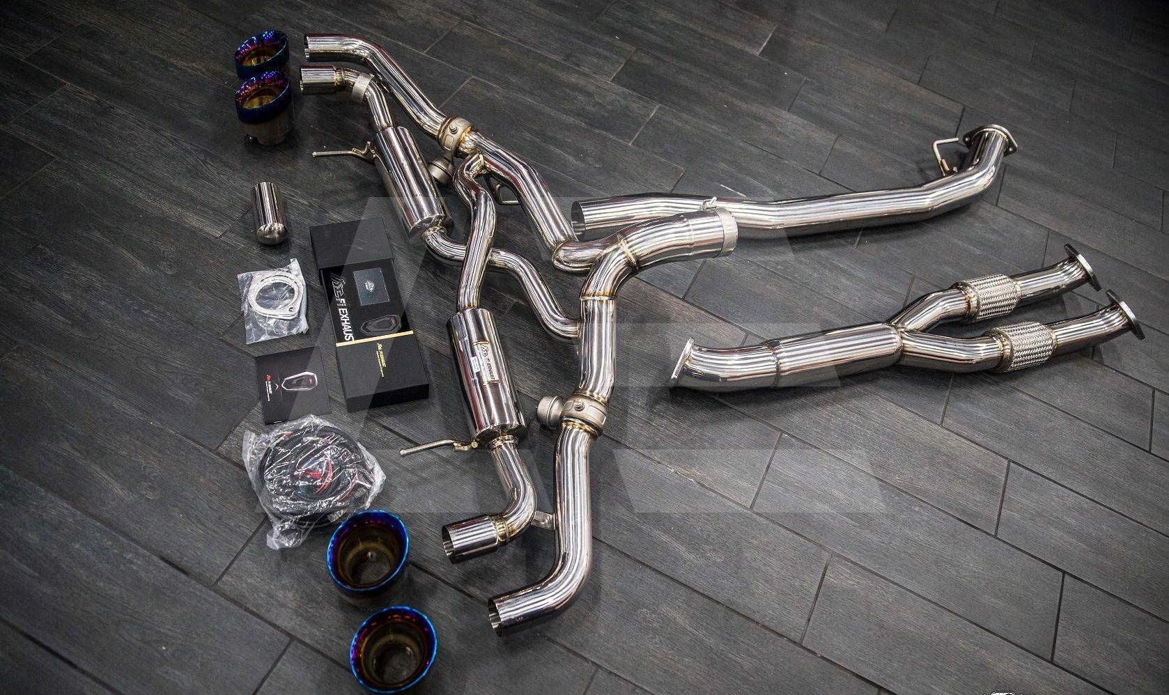 FI Exhaust Выхлопная система Race Nissan GT-R R35 VR38DETT, 2008+ Изображение №3