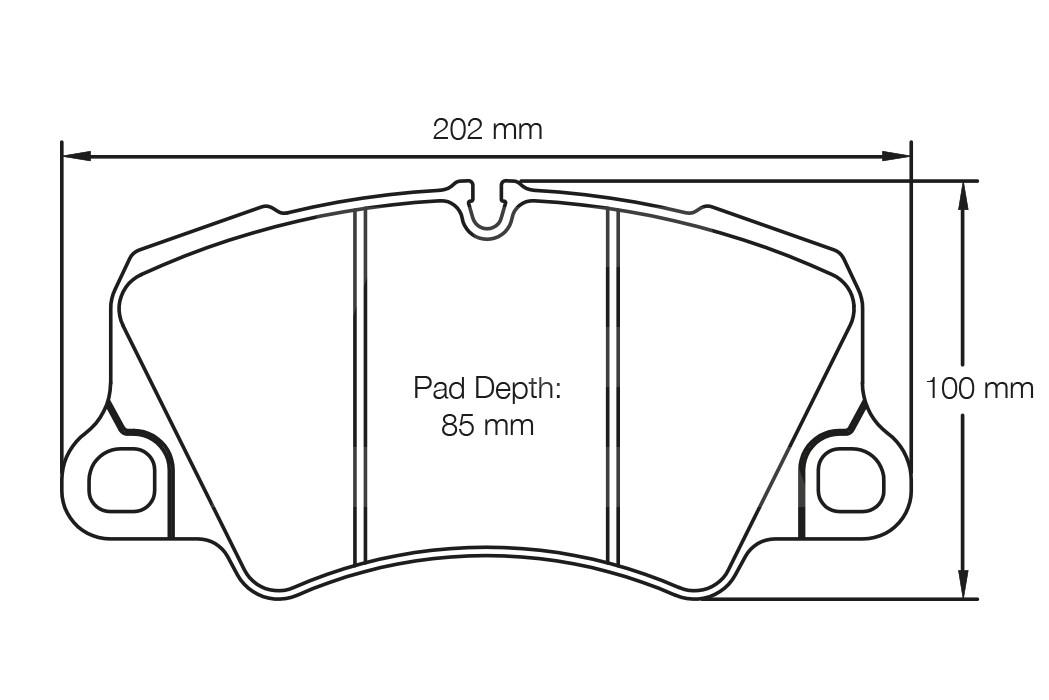 PAGID Колодки тормозные Ferrari передние, состав RSC1 Изображение №1