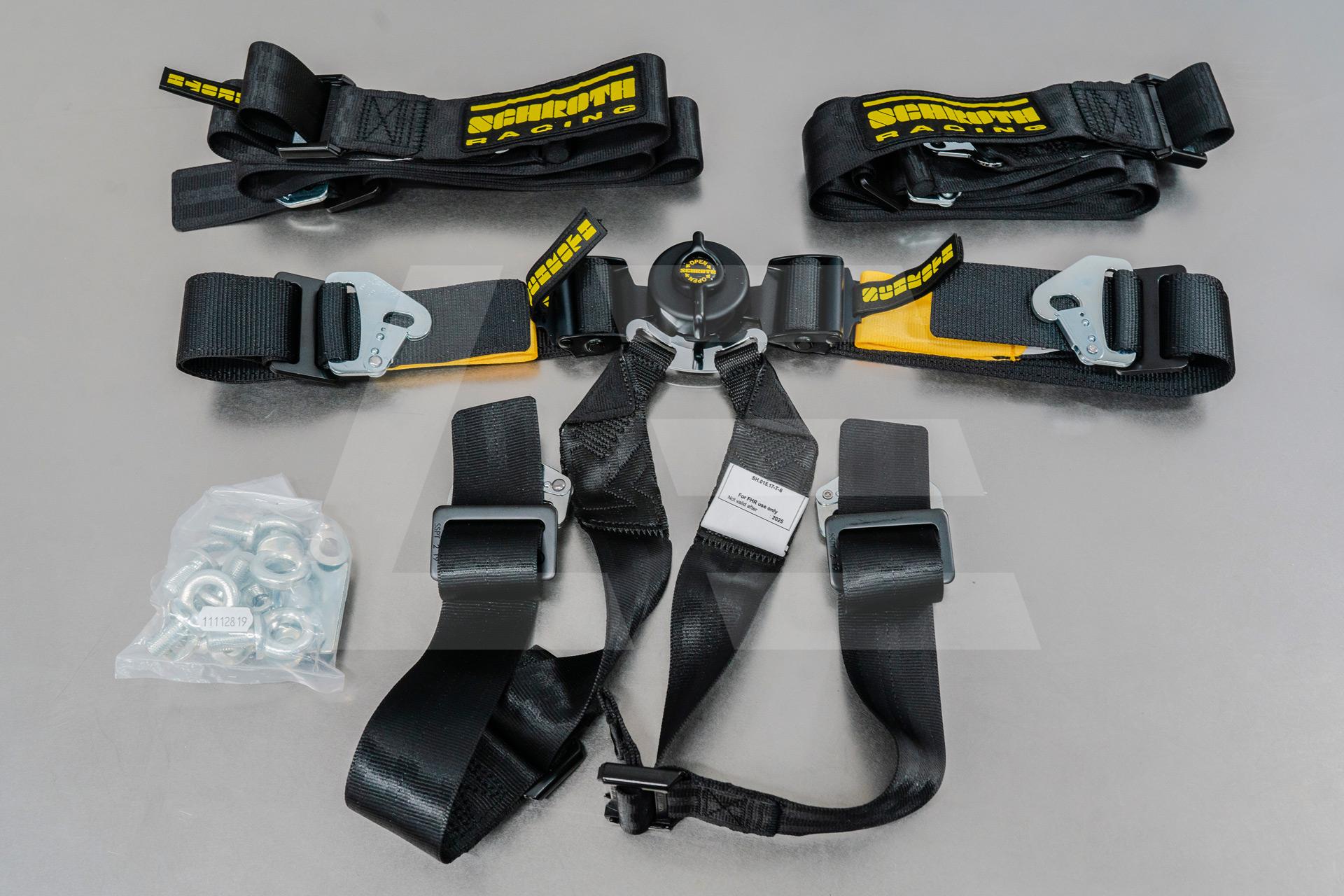 Schroth Racing Ремни безопасности 6-точечные-2"2", (FIA), черные Изображение №1