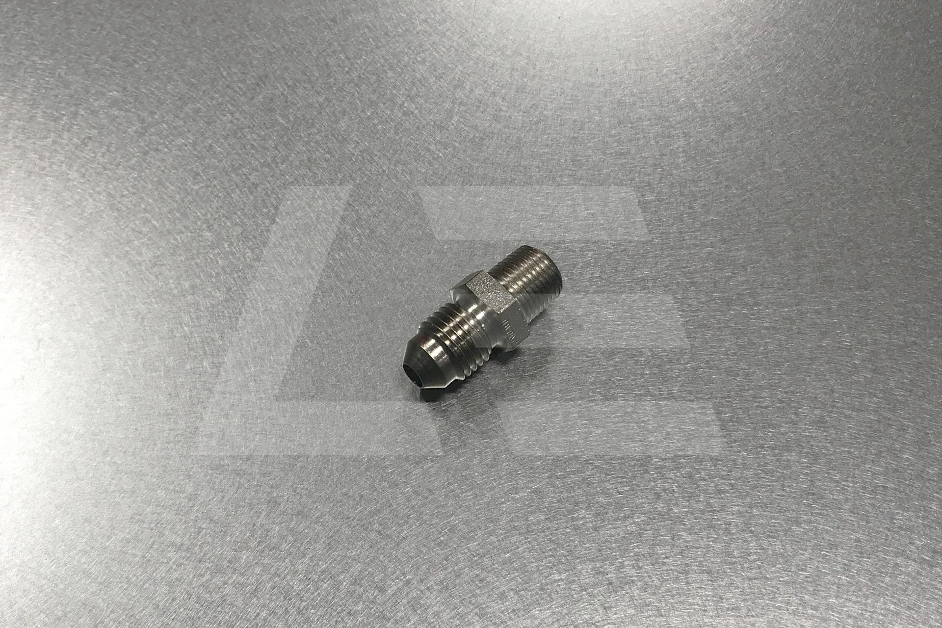 Precision Turbo Фитинг AN4-1/8" NPT прямой (папа-папа) Изображение №1