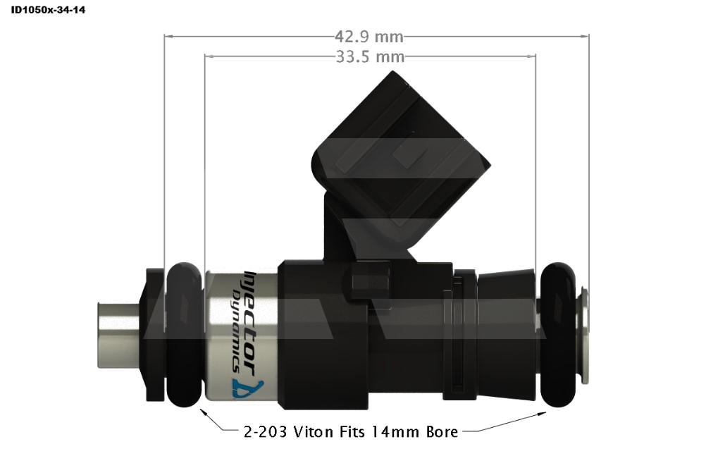 Injector Dynamics Топливные форсунки ID1050-XDS BMW M5 F90 (1050.34.14.14.8), комплект 8 штук Изображение №1