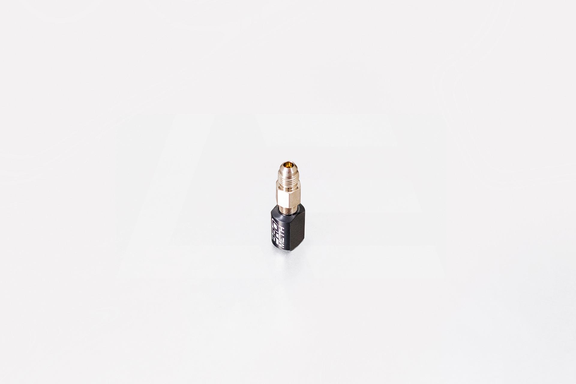 PRO Meth Фитинг адаптер угловой AN4 с клапаном, под форсунку Изображение №1