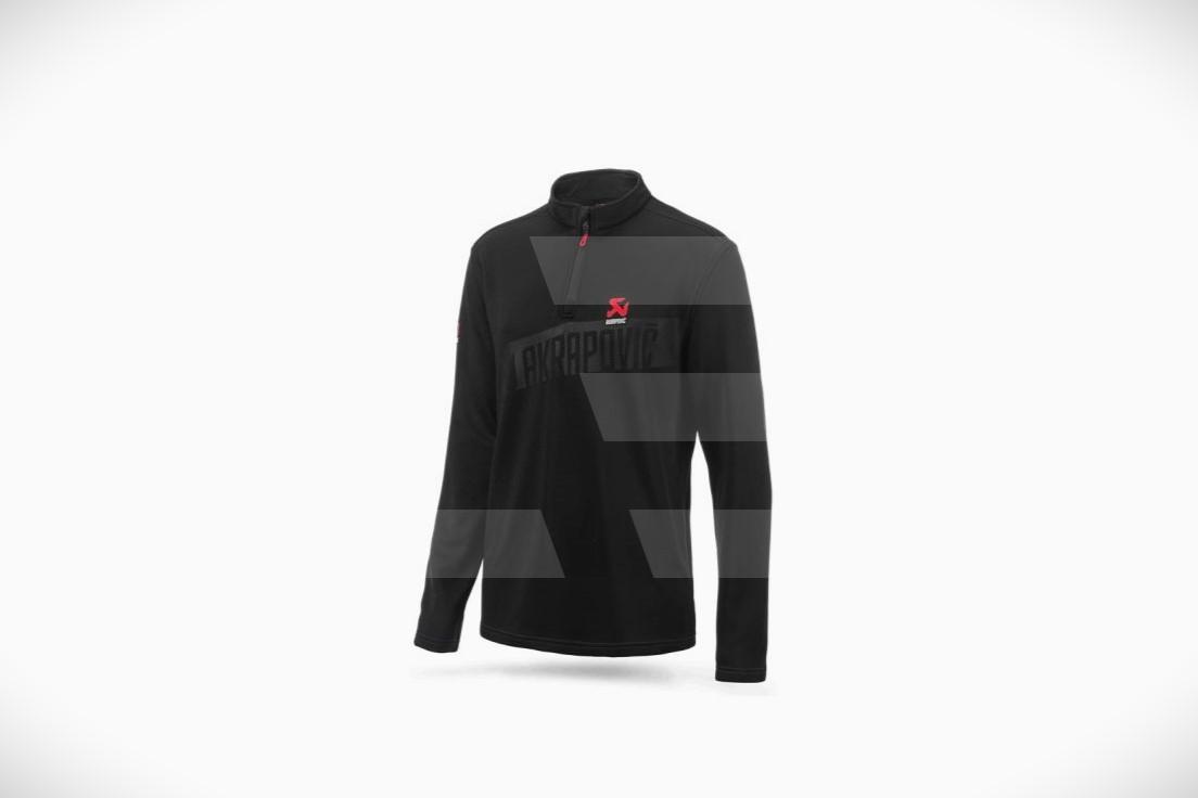 Akrapovic Толстовка лонгслив мужская, черная L-size New Design Изображение №3