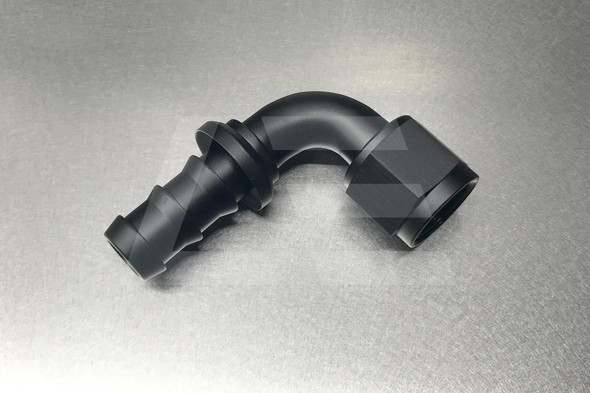 LEVEL Performance GB Фитинг AN10 90°, под шланг 15мм, PushLock Изображение №1